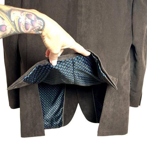 Michael Kors Men’s Corduroy Modern Fit Blazer/Sport Coat Brown Size 42L - Picture 8 of 10